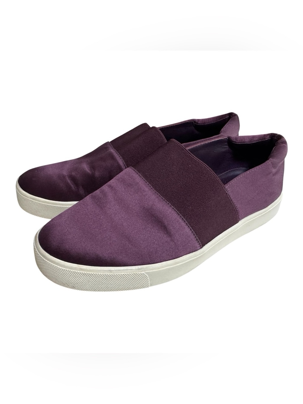 Vince Slip-On Corbin Sneaker Purple Satin and White Soles - 7.5